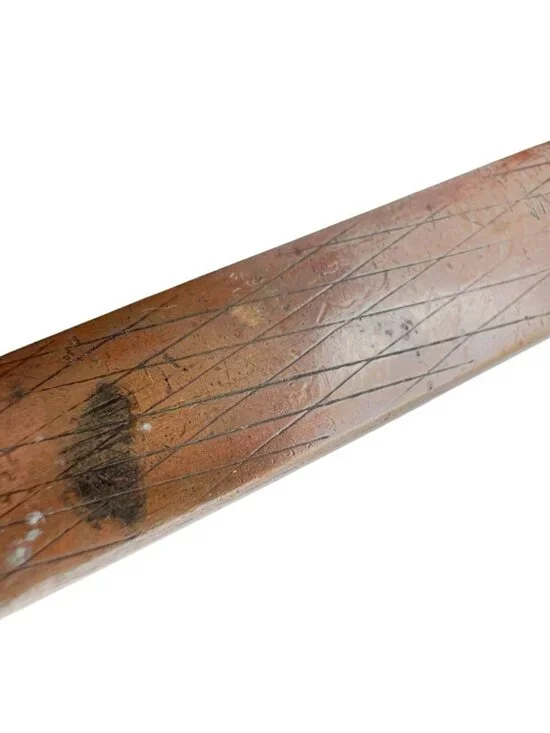 Japanese Edo Period Kozuka Knife Handle Copper Gold Relief Decor Antique - Picture 5 of 8